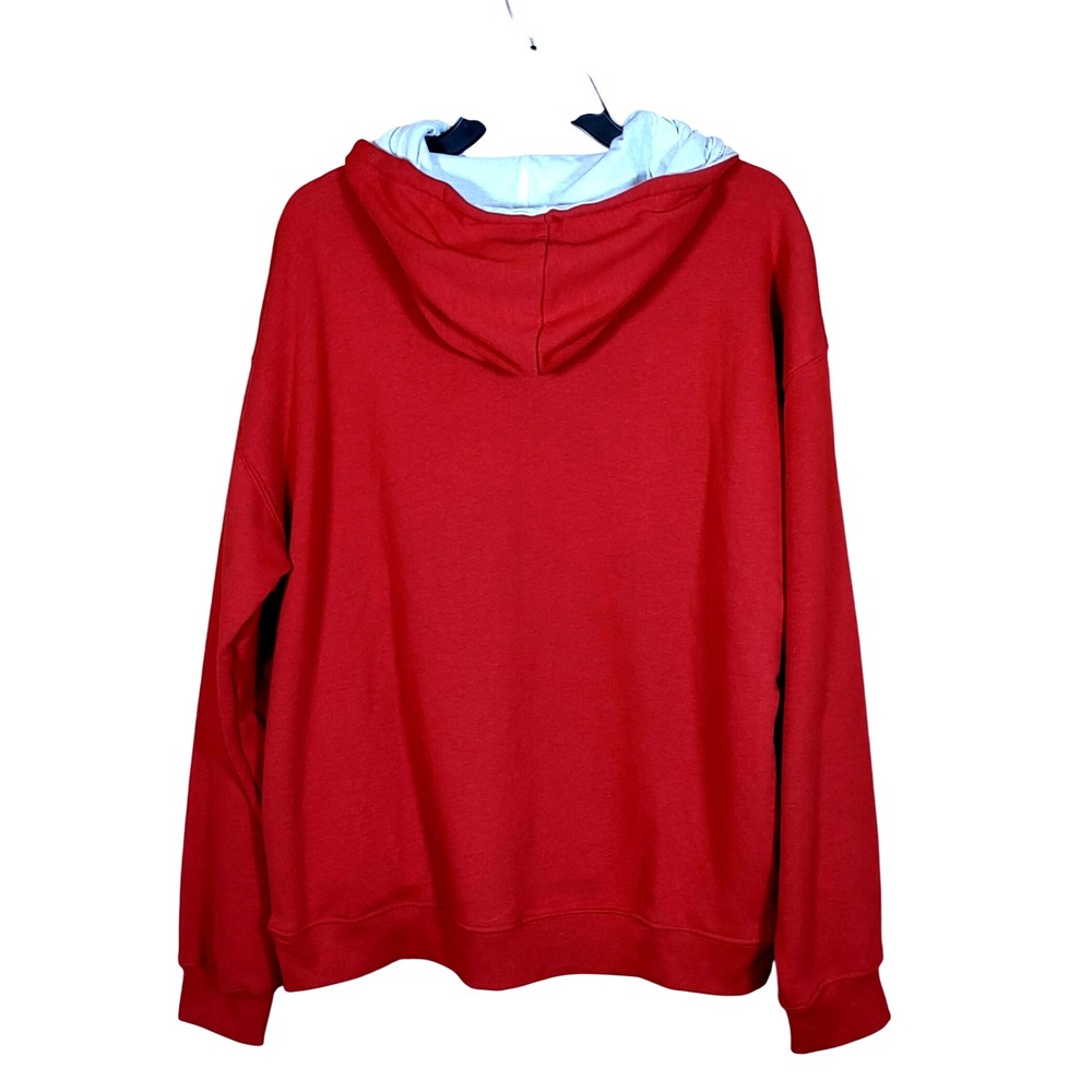 Harvard University Crimson Red White Hoodie Sweatshirt Ivy Collegiate Pullover L - Picture 2 of 7